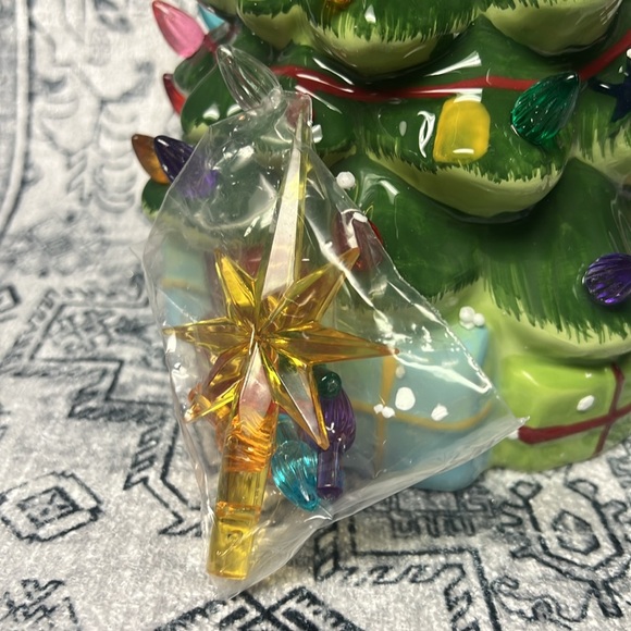 Brightown Lighted Ceramic Christmas Tree w- Presents NEW! 12” - Picture 7 of 10